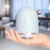 330mL Humidifiers Bird Bill Mini Air Humidifier Portable USB Rechargeable Quiet Mist Maker with Night Light for Car Home Office DHL Free