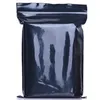 PE Black Ziplock Food Savers Embalagem Saco Espessado Denso Sacos