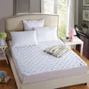 TUTUBIRD White Quilted Mattress Covers Protector Pad topper Sanding Protective Cover Elastic Bandage Quilting Fitted Sheet Linen 201218