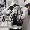 Anime Hoodies Streetwear Çift Kış Paltosu Moda Gevşek Karikatür Sasuke Japonya Sweatshirt Unisex Hoodie Erkekler Kadın