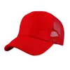 Modejusterbar baby pojke tjejer sol hattar toddler barn baseball hatt snapback cap mesh cap1