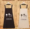 Multi Color Fashion Apron Solid Color Big Pocket Family Cook Cooking Home Baking Cleaning Tools Bib Baking Art Apron 9092