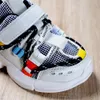 Nya Barn Skor Toddler Flickor Boy Sneakers Lace Up Design Mesh Andas Barn Tennis Fashion Little Baby Shoes 201130
