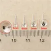 Sterling 925 zilveren oor studs bevindingen stud met rug, oorbel basis en achterste stopsets groothandel 50 paren