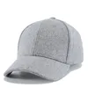 Cap Black Grey Men Big Head Baseball Color Adult Peaked Cap med stor storlek omkrets 55-62 cm ull Hip Hop Hat242U