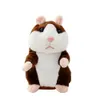 Magic Talking Hamster Pulse Toy Mimicry Pet Electronic Mouse Educatieve speelgoedopname herhaalt wat je zegt imitatie Human Voice LJ201105