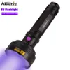 Alonefire SV20 100LED UV Flashlight Wavelength UV LED Torches 25pcs White Light + 75 pcs 395nm for Pet (Cat/Dog) Urine Detector Dry Stains