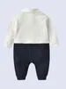 Baby Colorblock Bow Button Front 2 In 1 Jumpsuit SHE