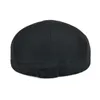 sboy 帽子 sboy VOBOOM ビッグサイズ黒綿フラットキャップベレー帽 Boina キャビードライバーゴルフ男性女性 8 パネル弾性バンドカモノハシアイビー 321