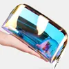 TPU Laser Women Mini Travel Bag Plastic Fashion Cosmetic Bag Lady Organizer Storage Case Pouch Toiletry Wash Beauty Box