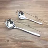 Spoons 1Pc Ménage Steel Steel Soupe Scoop Scoop Spoon Cuillère longue Poignée Louche Cuisine Outils de cuisson Ustensil Vaisselle Vaisselle Accessoires