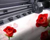 Benutzerdefinierte 3d flower tapete zarte rote rose 3d tapete blume dekorative seide 3d wand papier für schlafzimmer romantisch