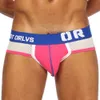 4pcs / lot Nouvelle Arrivée Coton Respirant Sexy Undenwear Hommes Jockstrap Briefs InnerwearBikini Gay Hommes Sous-Vêtements Homme Jock Strap 201112