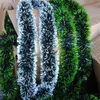 クリスマスの装飾200cmカラフルな装飾バートップリボンガーランドツリーオーナメントホワイトダークグリーンケーンティンセルパーティー用品1