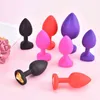 Nxy Anal Plug S / M / Lsize в форме сердца черные силиконовые игрушки для взрослых для мужчин / женщин тренер пары секс прикладом 1215