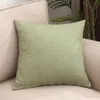 ニット亜麻の正方形の枕カセットマルチカラー良好な換気クッションカバーの枕ソファー車の家具装飾熱い販売3 5jx L2