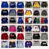 Bara män Don Zipper Sweatpants Baseball Basketball Shorts Hip Pop Pant med Pocket Zipper ChicagobullbostoncelticGoldenStateWarrior Sport Alla lag kort