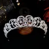 Europäische Braut Prinzessin Diana Krone Kristall Stirnband Schmuck Hochzeit Zubehör Braut Kopfschmuck Tiaras Zirkon Krone Kopfschmuck275b