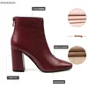 Genuine Leather Footwear New Arrival Ankle Boots Rubber Riding Feminine Shoes Womens High Heels Booties Y200114