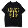 T-Shirt Men Shirt Zodiac Print Reck Reced زوجان فضفاضان ومريحون قميص نسائي قصير الأكمام S-XXL#GVC201