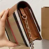 Geruite crossbodytas Dames handtas portemonnee Schotse ruit Patchwork kleur Clutch Bags Portefeuilles Klassiek Letter Flap Messenger Portemonnees Ketting Lederen schouderband