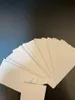 Papel de embalaje para broche de pendiente 50 piezas por lote Material de embalaje para joya tarjeta de papel de embalaje blanco