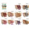 Tamax NAS008 12 pièces 3D cristal ongles Patch verre vernis à ongles autocollants dégradé couleur Nail Art pierres précieuses autocollants envelopper feuilles autocollant