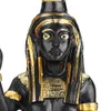 Vintage Egyptische Godin Figurine Kaarshouder Kandelaar Home Desktop Decor Creatieve Hars Art Craft Office Table Decoration Y0107