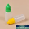 50 Stück 10 ml PE-Kunststoff-Tropfflasche mit langer Spitze, E-Flüssigkeits-Quetschflasche mit kindersicherem Verschluss, Lotionsbehälter mit 10 Trichtern