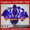 Wróżki dla Suzuki GSXR-1300 GSXR 1300 CC GSXR1300 Hayabusa Blue Flames 96 1996 1998 1999 1999 2000 2001 74NO.220 GSX-R1300 1300CC 02 03 04 05 06 07 GSX R1300 96-07 Ciało