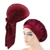 Бархатная шапочка Durag And Bonnet, комплект из 2 предметов, шапки для женщин, шапочка для сна и мужская шапочка Doo Rag, удобная бархатная шапочка для сна, шапочки