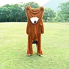 130 cm Soft American Giant Bear Skin Toy Big Animals Bears Coat voor vriendin Valentijnsdag Gift Dier Teddy Jassen