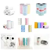 Printers 3 Rolls Thermal Paper Label Sticker Notes Color Journal BPA Free 57mm For PeriPage PAPERANG Mobile Mini Printer Po Impresoras1