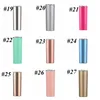 Metalic Color 20oz Skinny Tumbler Бесшовные из нержавеющей стали тонкий тумблеры двойной стены вакуумная утепленная чашка с герметичной крышкой LLS321-WLL