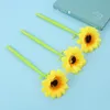 0.5mm bonito criativo flor forma gel caneta kids wedding wedding presentes escola papelaria escrita suprimentos home decor