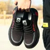 Chaussures de sécurité pour hommes respirantes bottes avec embout en acier travail décontracté baskets indestructibles anti-crevaison 201223