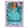 Vestido de novia 40cm Barbie muñeca de la princesa ropa del partido de tarde viste de largo del vestido Set Accesorios Niños Regalo de la muchacha del juguete