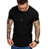 Heren Zomer Gyms Training Fitness T-shirt Hoge Kwaliteit Bodybuilding Tshirts O-hals Korte Mouwen Tee Tops Kleding voor Male 10Colors S-2XL