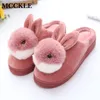 MCCKLE Vrouwen Warme Winter Slippers Nepbont Comfort Pluche Cartoon Vrouwelijke Thuis Pluizige Indoor Dames Slaapkamer Huis Schoenen Y201026 GAI GAI GAI