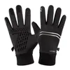 Zwart Touchscreen Sport Handschoenen voor Vrouwen Mannen Winter Fietsen Ski Handschoenen Telefingers Waterdichte Warme Mittens Handschoenen