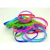 Glow Jelly 1000pcs الكثير من Sile Wristband Rubber مرنة السوار الجمجمة الفراشة وما إلى ذلك.