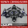 Honda CBR900 CBR929 RR 900CC 929CC 2000 2001 Body 68no.96 CBR 929RR 900RR 900 929 RR CC CBR929RR 00 01 CBR900RR 00-01 사출 차체 블루 불길