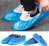 100 Pcs Disposable Shoe Covers Indoor Cleaning Floor Non-Woven Fabric Overshoes Boot Non-slip Odor-proof Galosh Prevent Wet Shoes Covers