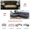 2pcs Sofa -Abdeckung für Wohnzimmer Couch Deckel Elastizität L -förmiger Ecksofas Deckung Stretch Chaise Longue Sectional Slipcover 201194178150