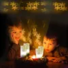 Snowflake Snowman Christmas Night light Projection Merry Christmas Decoration for Kids Gifts Galaxy Light XMAS Projection Lamp 201203