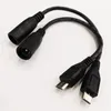 DC Power 5.5x2.1mm Female to Micro USB2.0 Male Plug Charge Cable About 12CM/Free DHL/200PCS