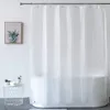 180180cm Heavy Duty 3D Eva Clear Shower Curtain Liner Set for Bathroom Waterproof Curtain3022327