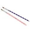 Acryl Nagelborstel Nylon Haar Voor Leerling UV Gel Builder Carving Vloeibare Poeder DIY Beauty Nail Art Tekening Pen 683228907
