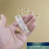 Mini bouteilles en verre d'emballage de stockage de 15 ml avec des pots d'artisanat de bricolage de liège minuscule cadeau de mariage transparent