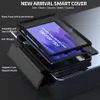 Clear Hard Back PC Folio Protective Stand Case Smart Cover Auto Sleep / Wake for Samsung Galaxy Tab A7 10.4 '' '2020 T500 / T505 / T507
